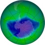 Antarctic Ozone 2010-11-09